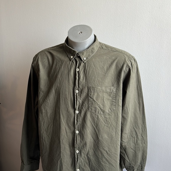 Green Button Down Shirt XL - Picture 1 of 8